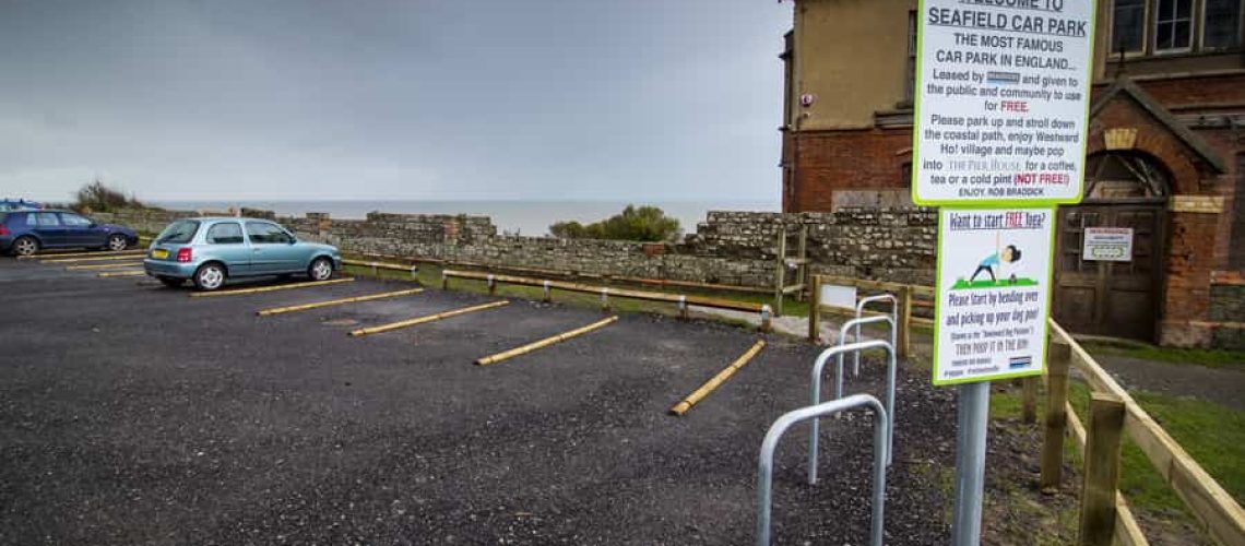 parking spaces in seafield car park